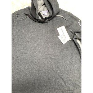 BCBGeneration Women's Black Drawstring Pullover Hoodie Sweatshirt Large New